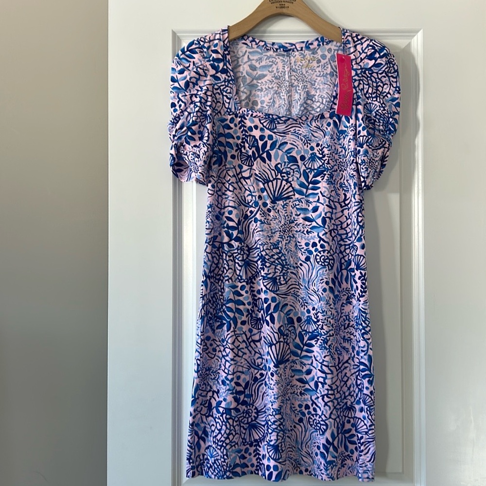 ⭐️NWT!⭐️Lilly Pulitzer Haydn Mini Dress Sz XS w MEASUREMENTS in Calla Lilly Pink - Picture 15 of 15